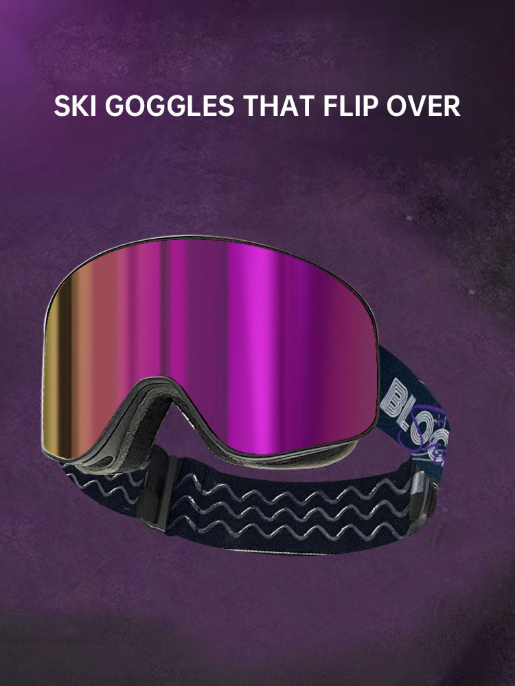 Cover Ski Glasses Winter Outdoor Sports Goggles Double Layer Anti Fog Single Double Plate Snow Goggles