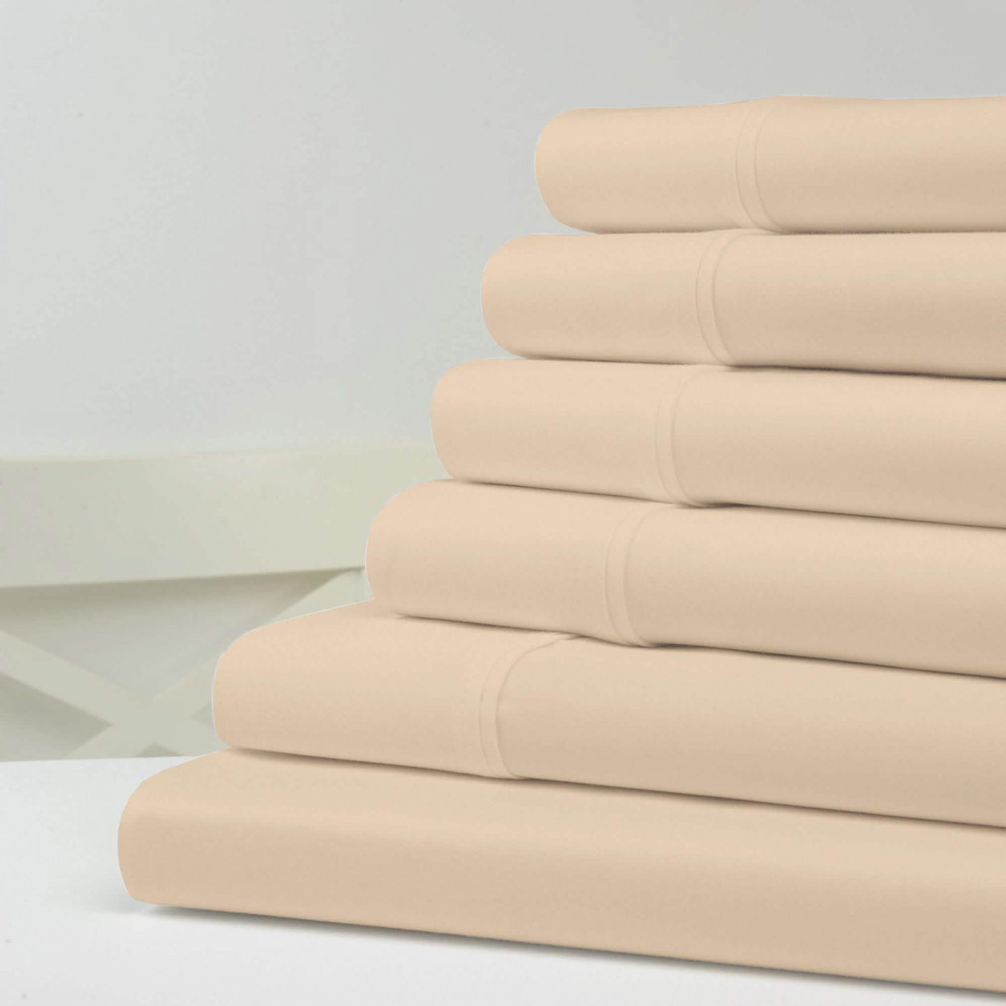 6-Piece: 1200 Thread Count Cotton Sheets