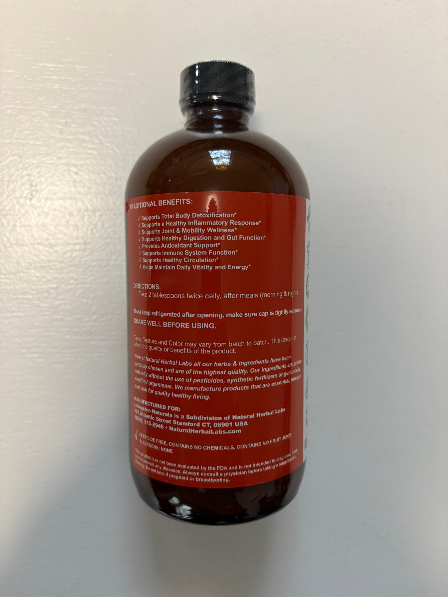 Organic Soursop Turmeric Bitters