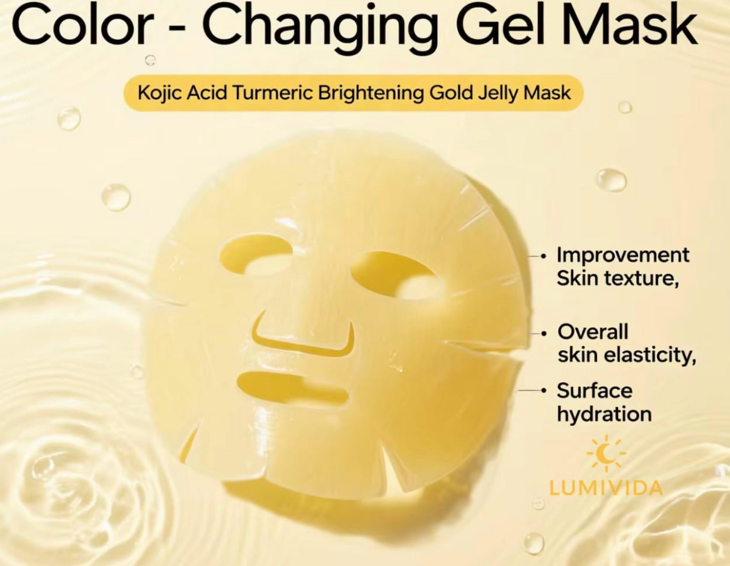 Kojic Acid Turmeric Face Mask 4 Pack