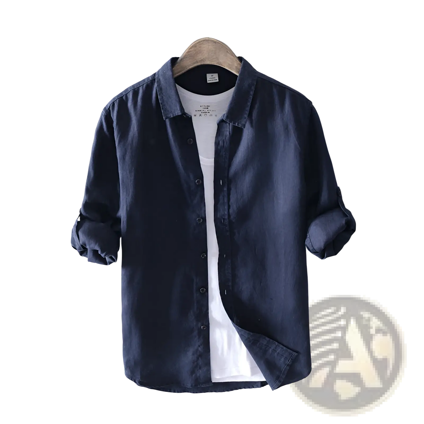 Men's Premium 100% Linen Long Sleeve Casual Shirt