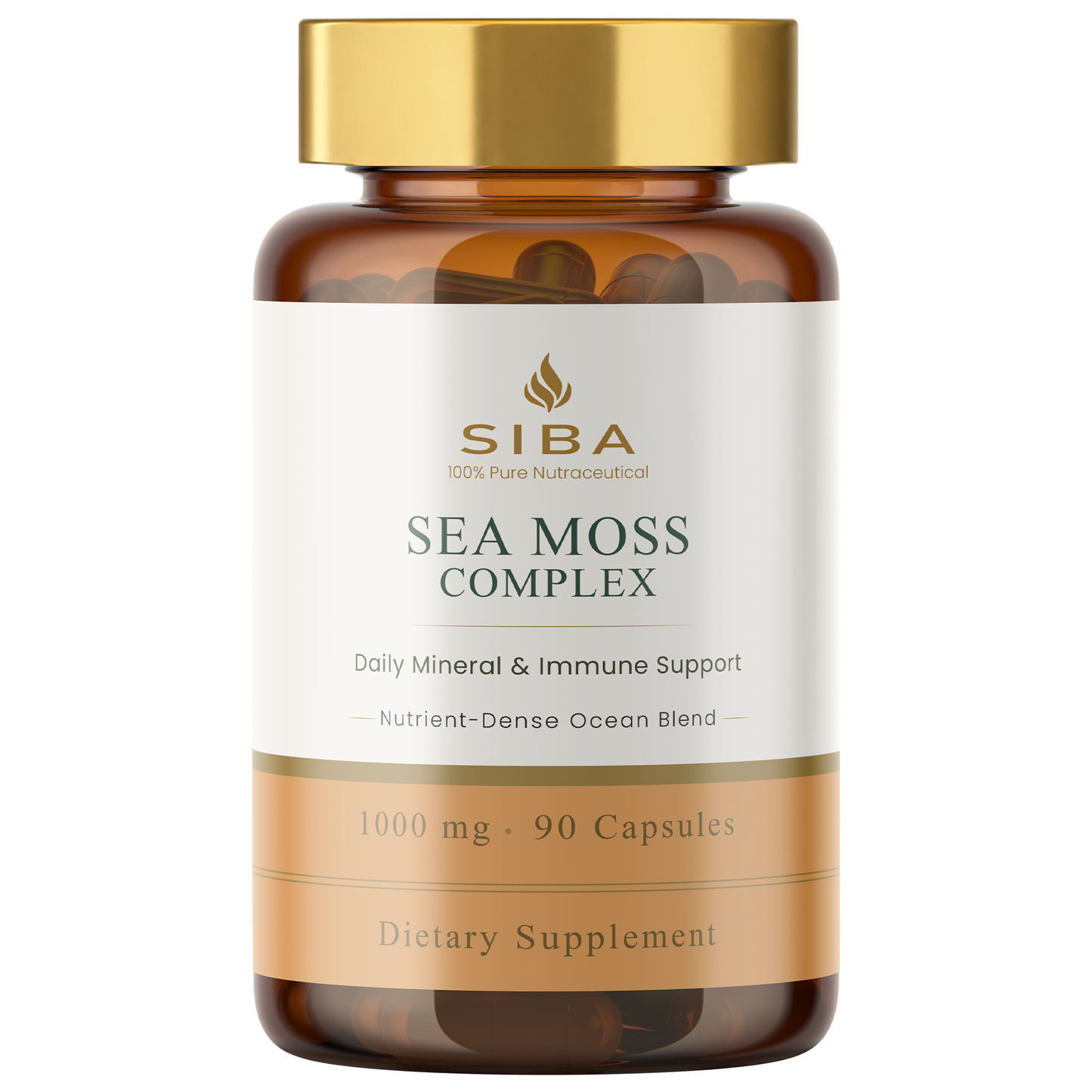SIBA Sea Moss Complex Capsules – with Black Seed Oil & Turmeric