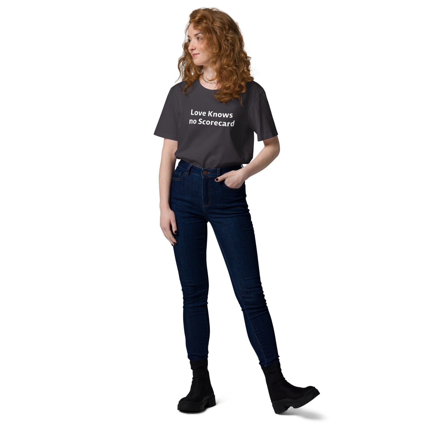 Love Knows no ScoreCard Unisex organic cotton t-shirt