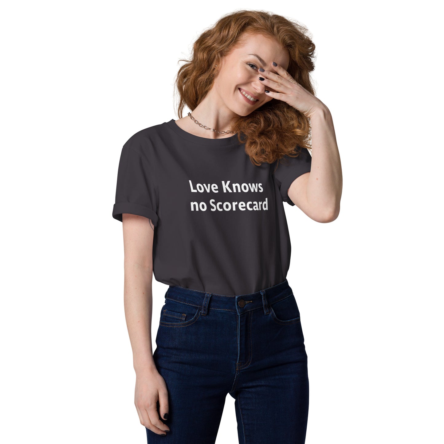 Love Knows no ScoreCard Unisex organic cotton t-shirt