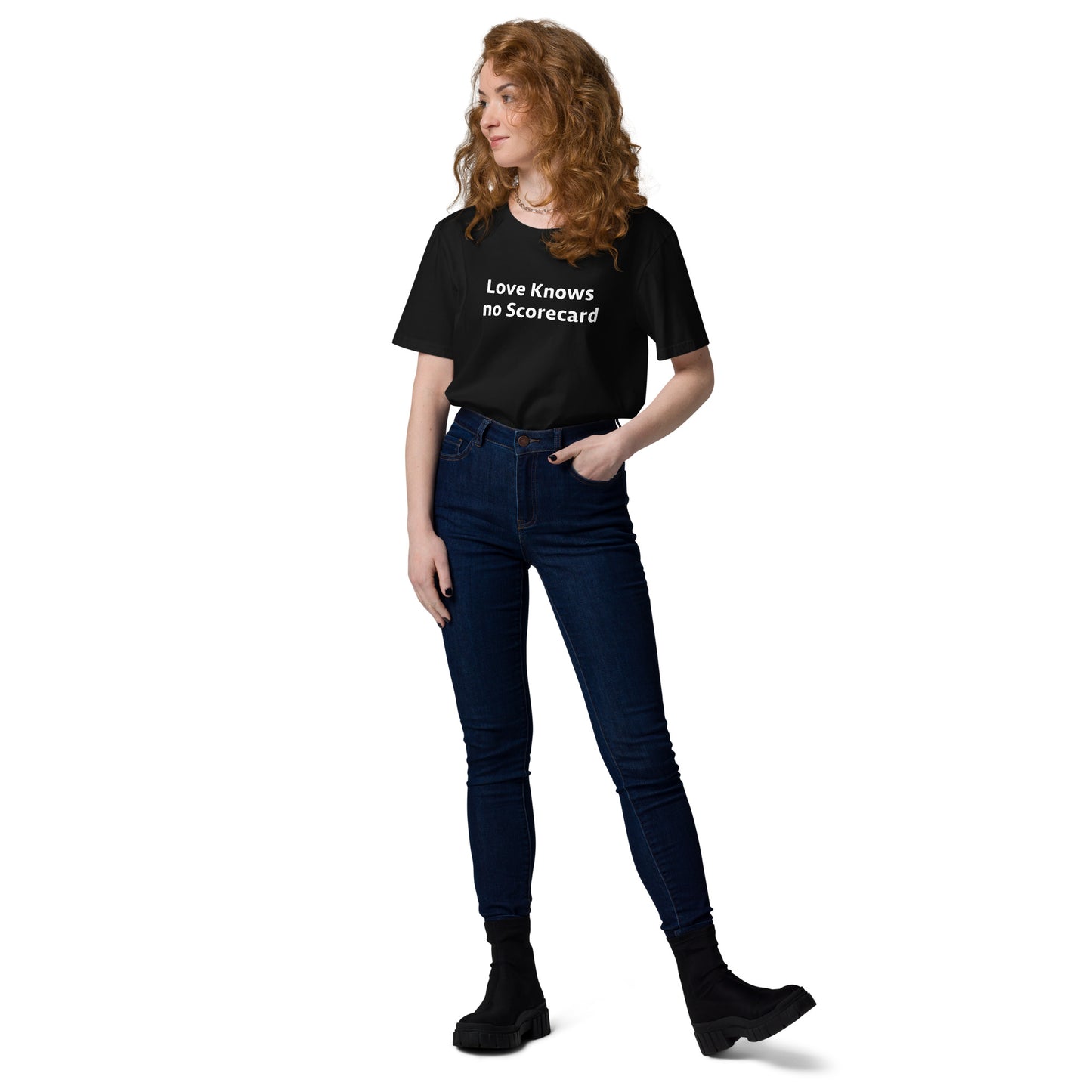 Love Knows no ScoreCard Unisex organic cotton t-shirt