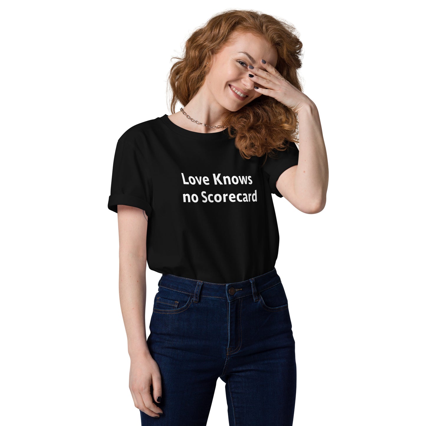 Love Knows no ScoreCard Unisex organic cotton t-shirt