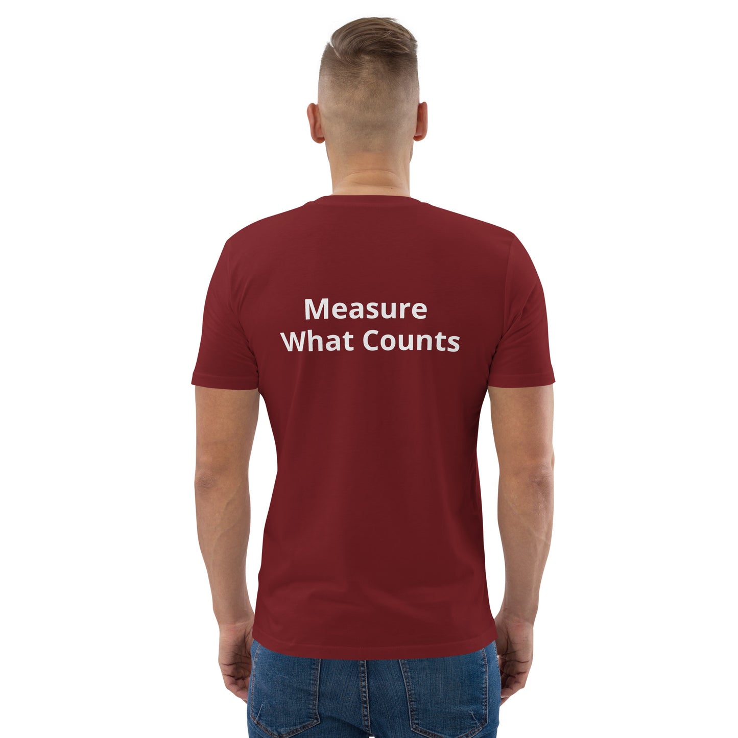 Measure What Counts Unisex organic cotton t-shirt