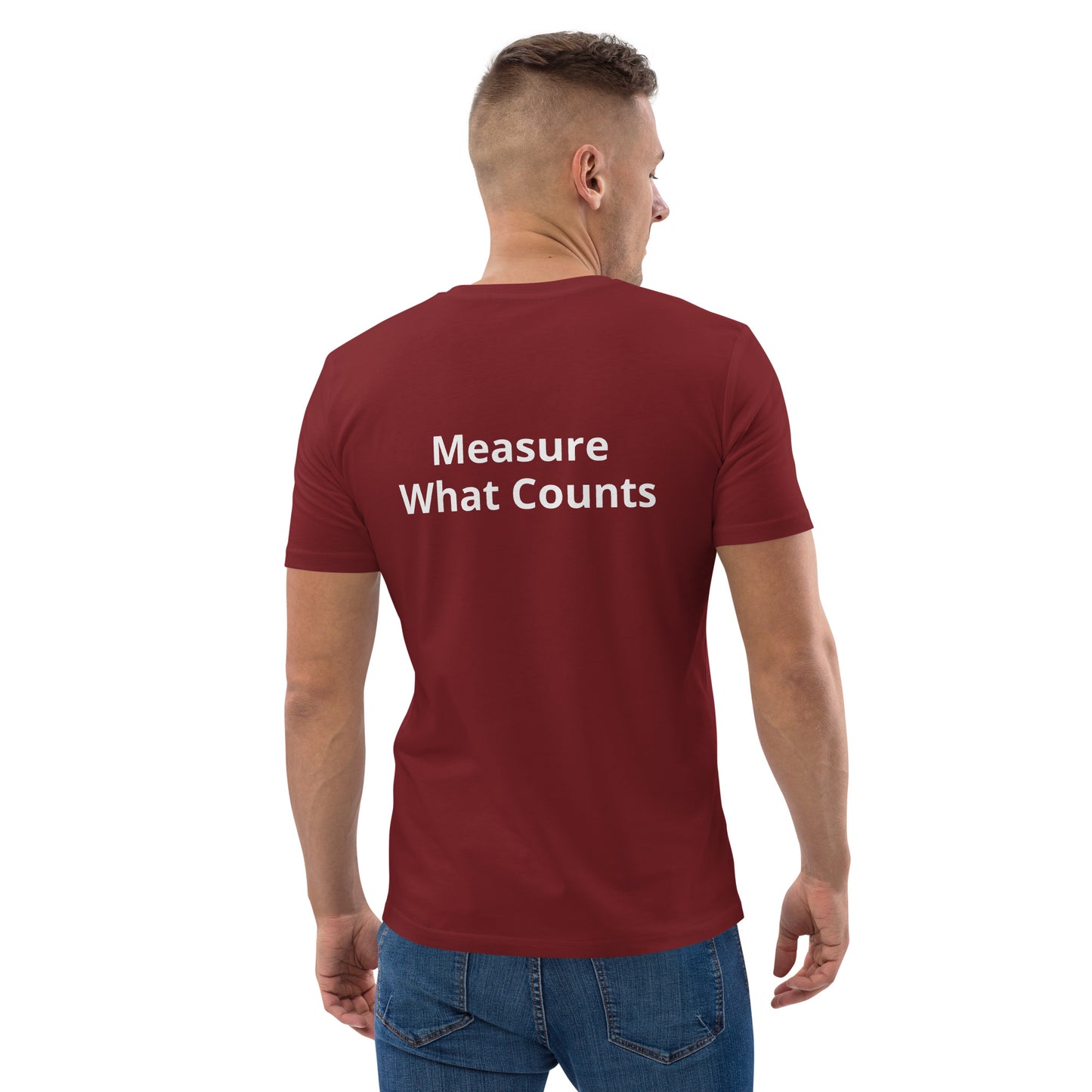 Measure What Counts Unisex organic cotton t-shirt
