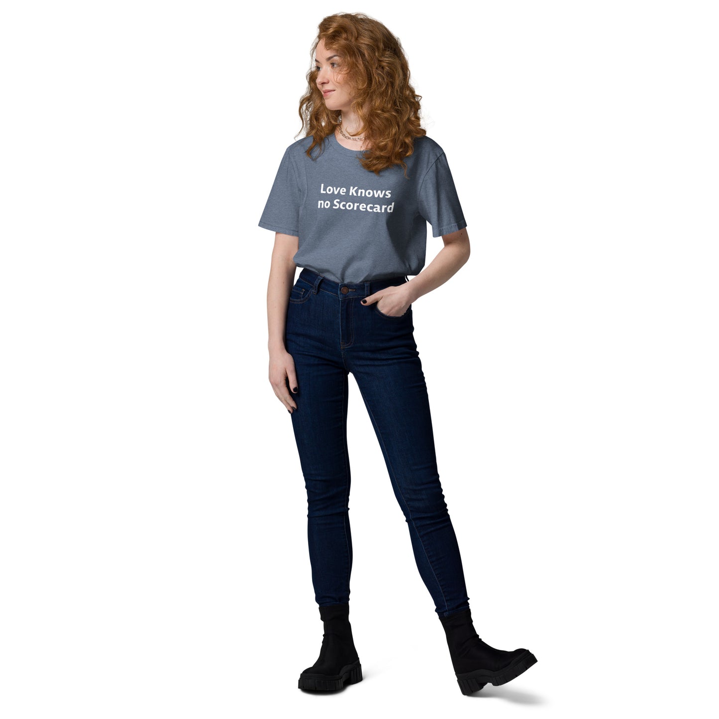 Love Knows no ScoreCard Unisex organic cotton t-shirt