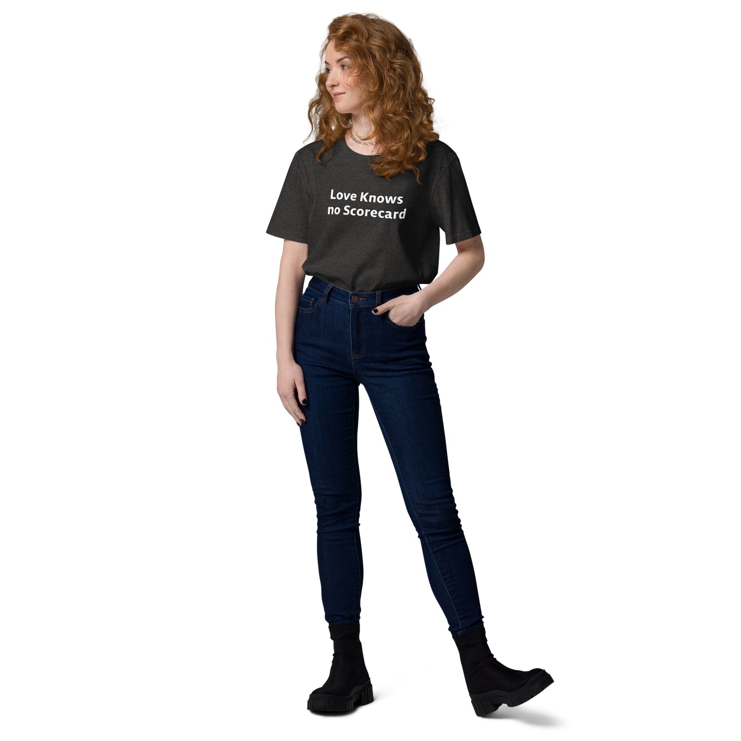 Love Knows no ScoreCard Unisex organic cotton t-shirt