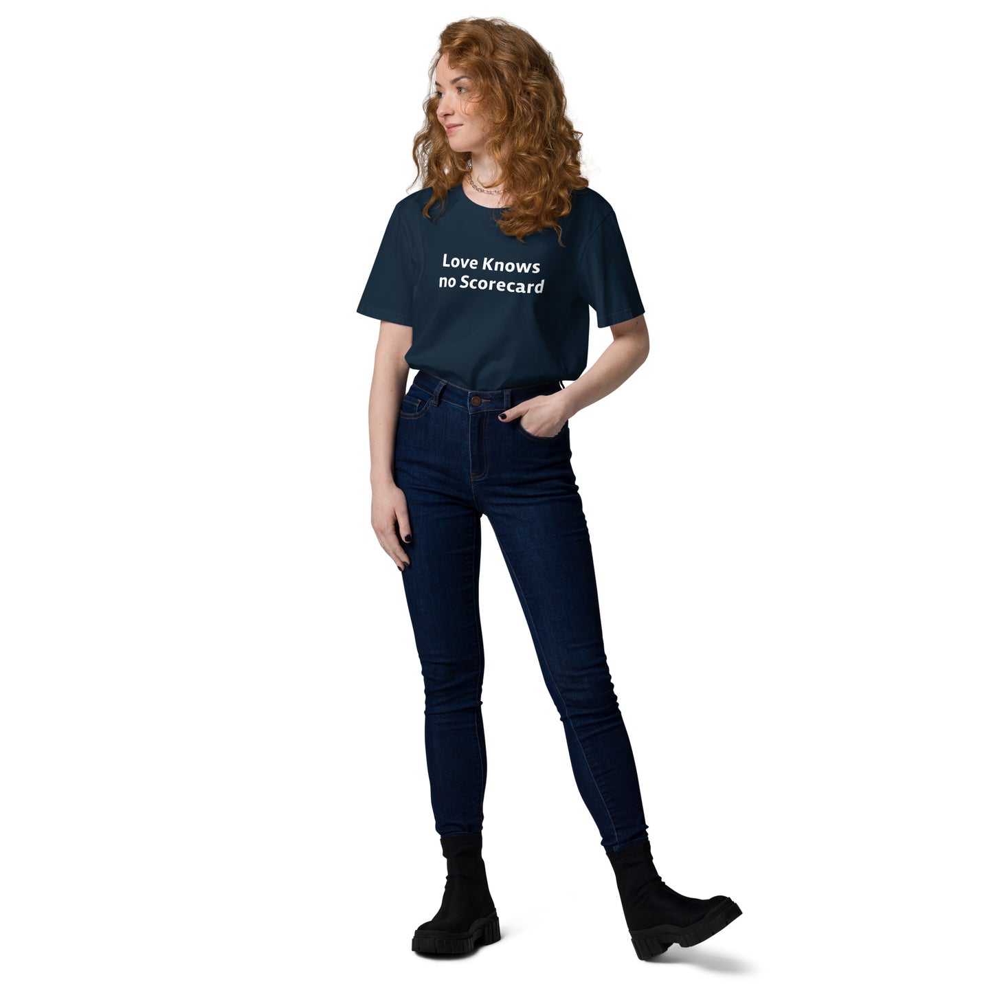 Love Knows no ScoreCard Unisex organic cotton t-shirt