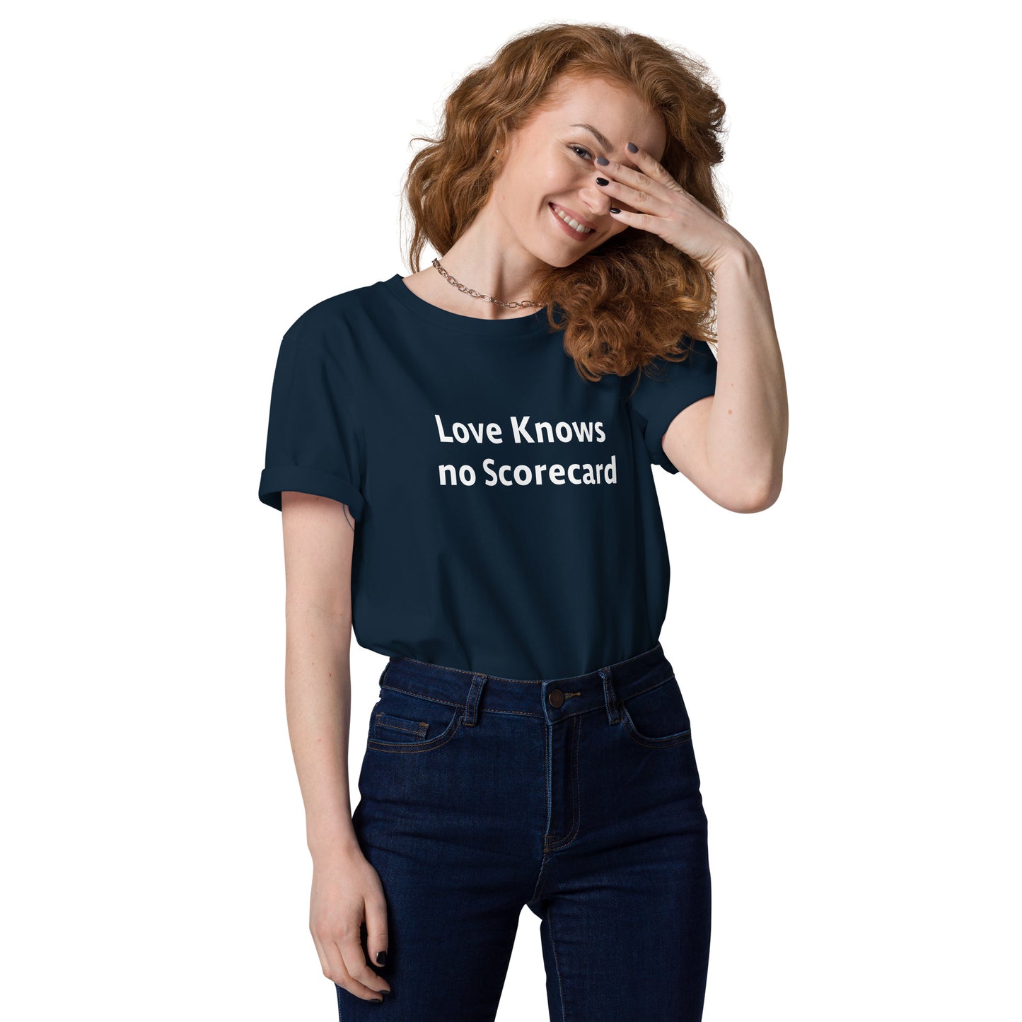 Love Knows no ScoreCard Unisex organic cotton t-shirt