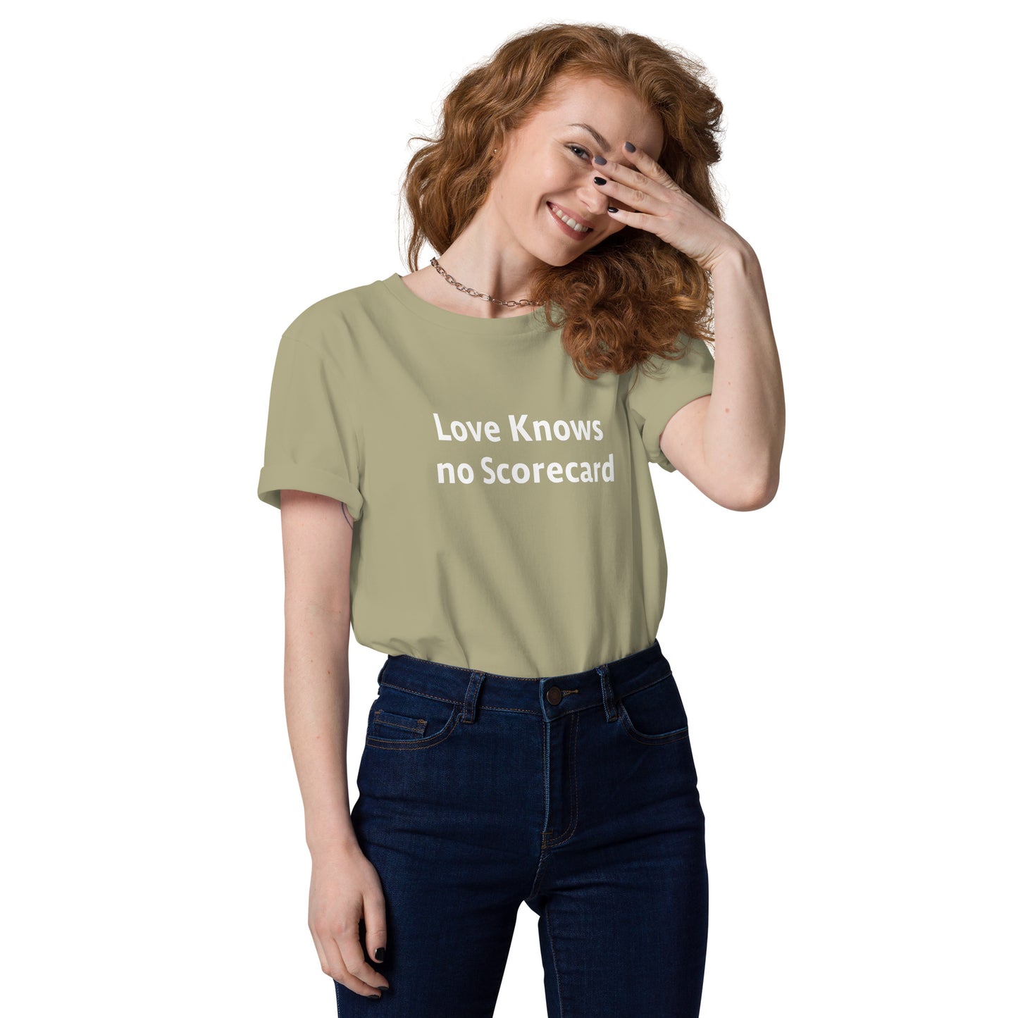 Love Knows no ScoreCard Unisex organic cotton t-shirt
