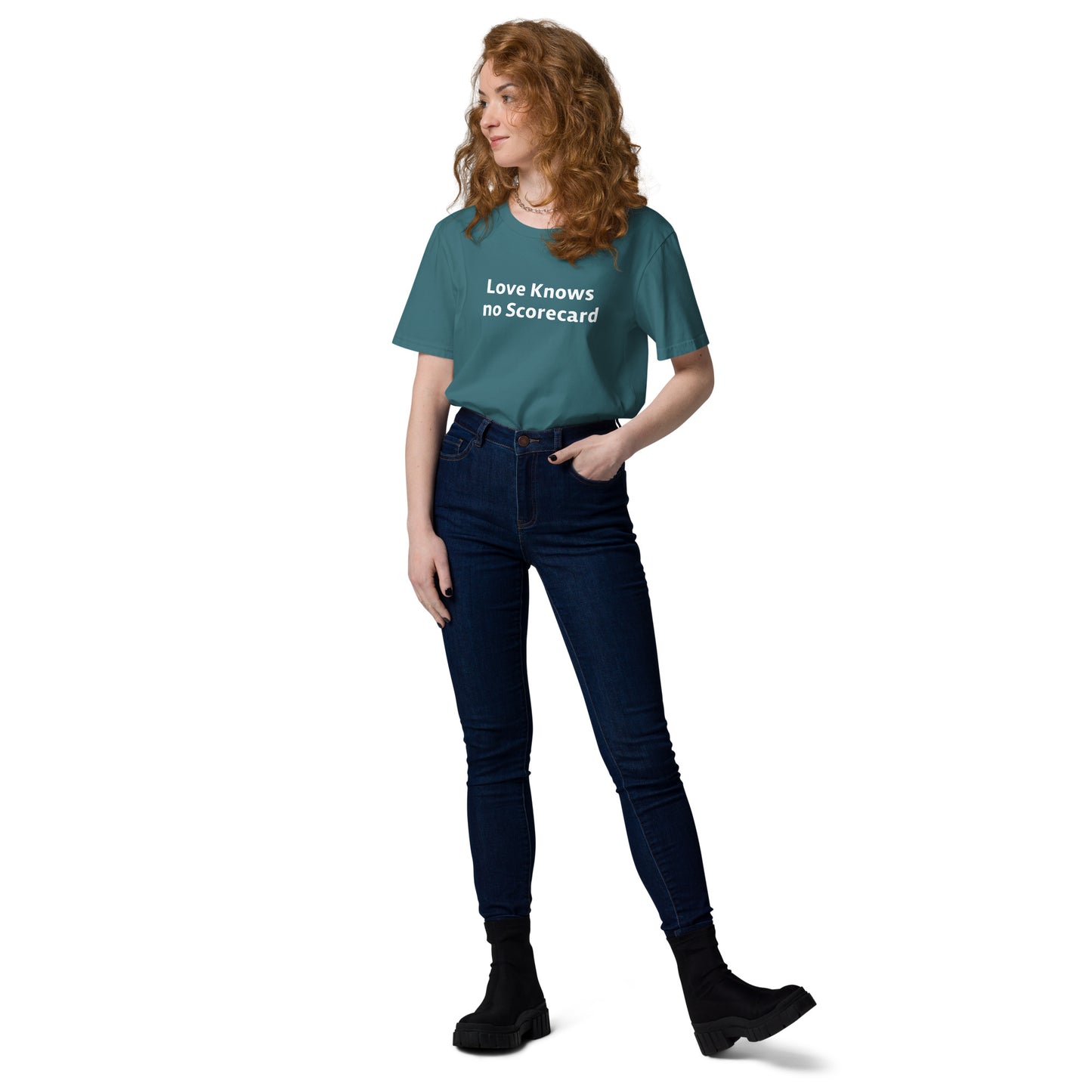 Love Knows no ScoreCard Unisex organic cotton t-shirt