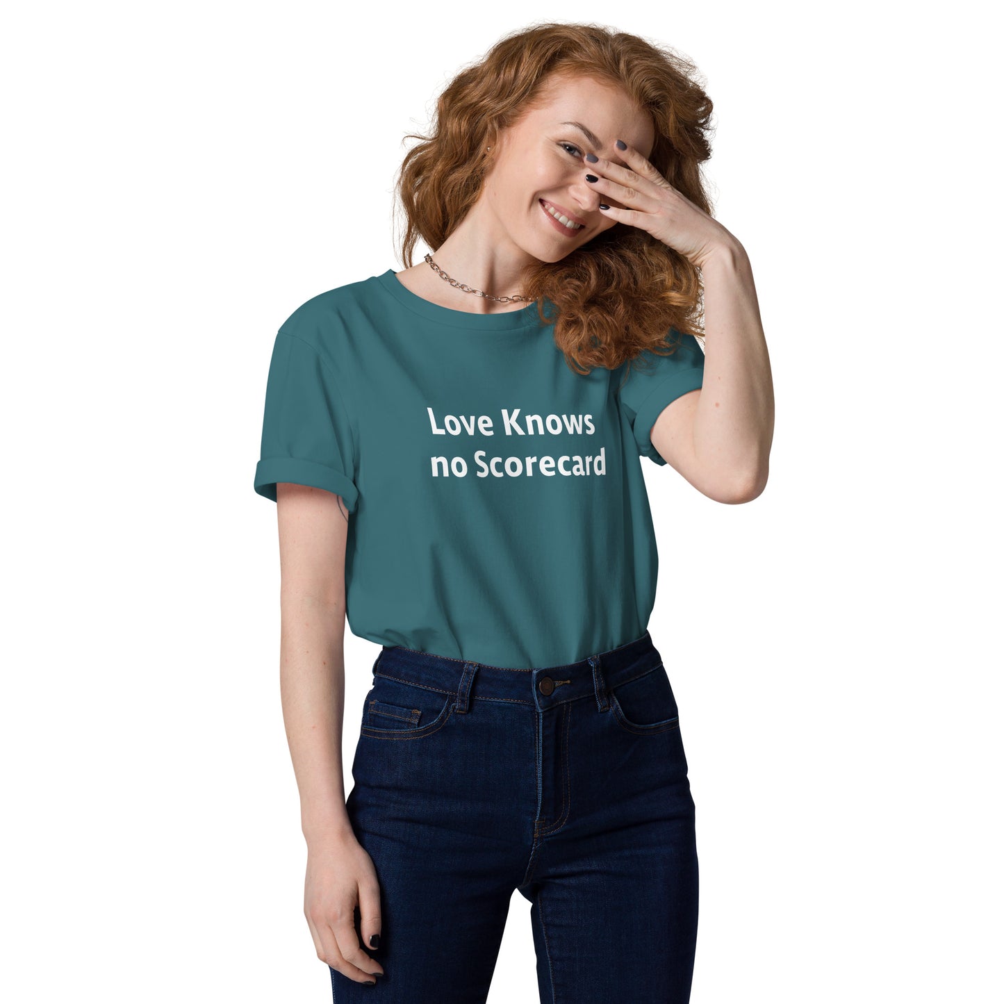 Love Knows no ScoreCard Unisex organic cotton t-shirt