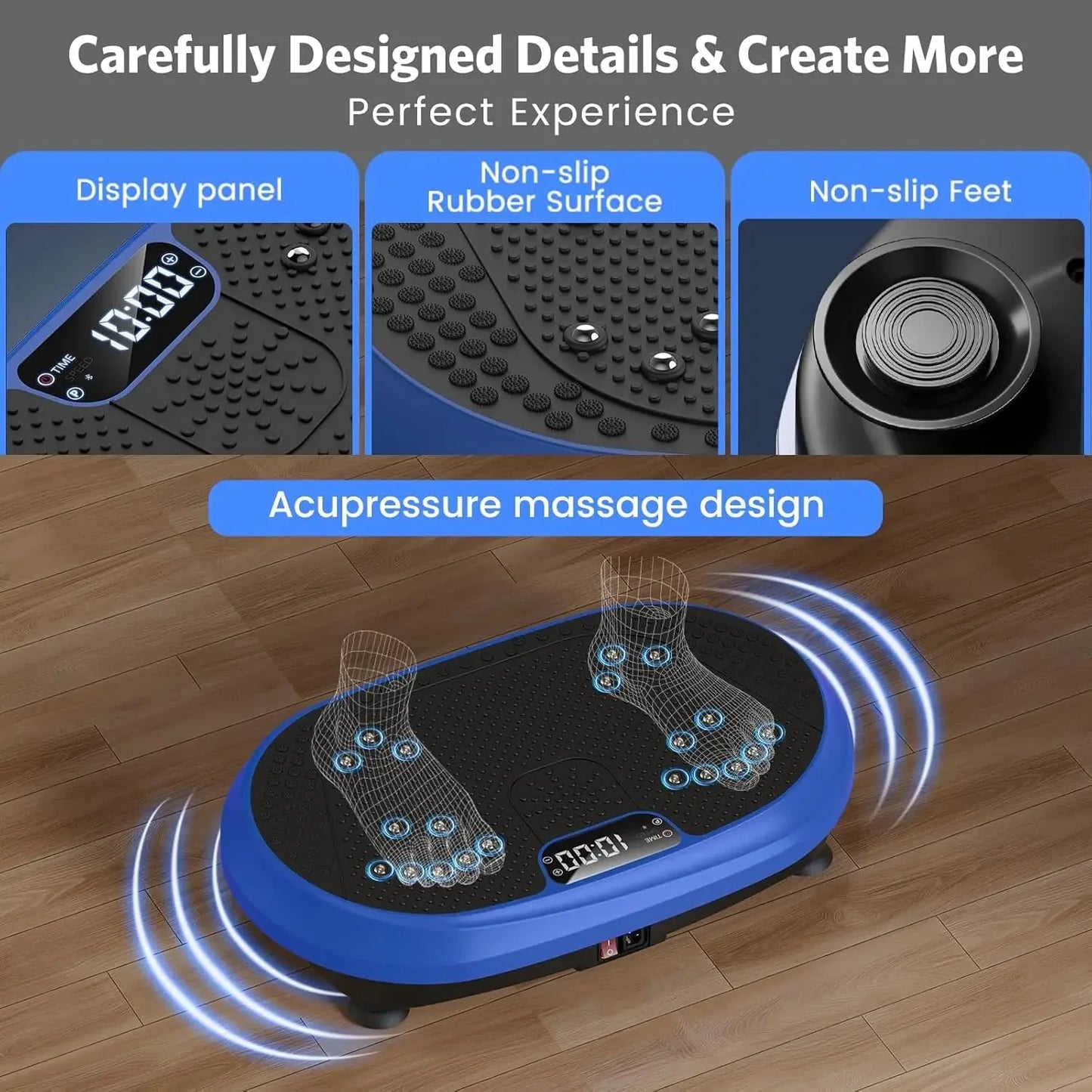 Vibration Fitness Platform – Bluetooth Full-Body Plate