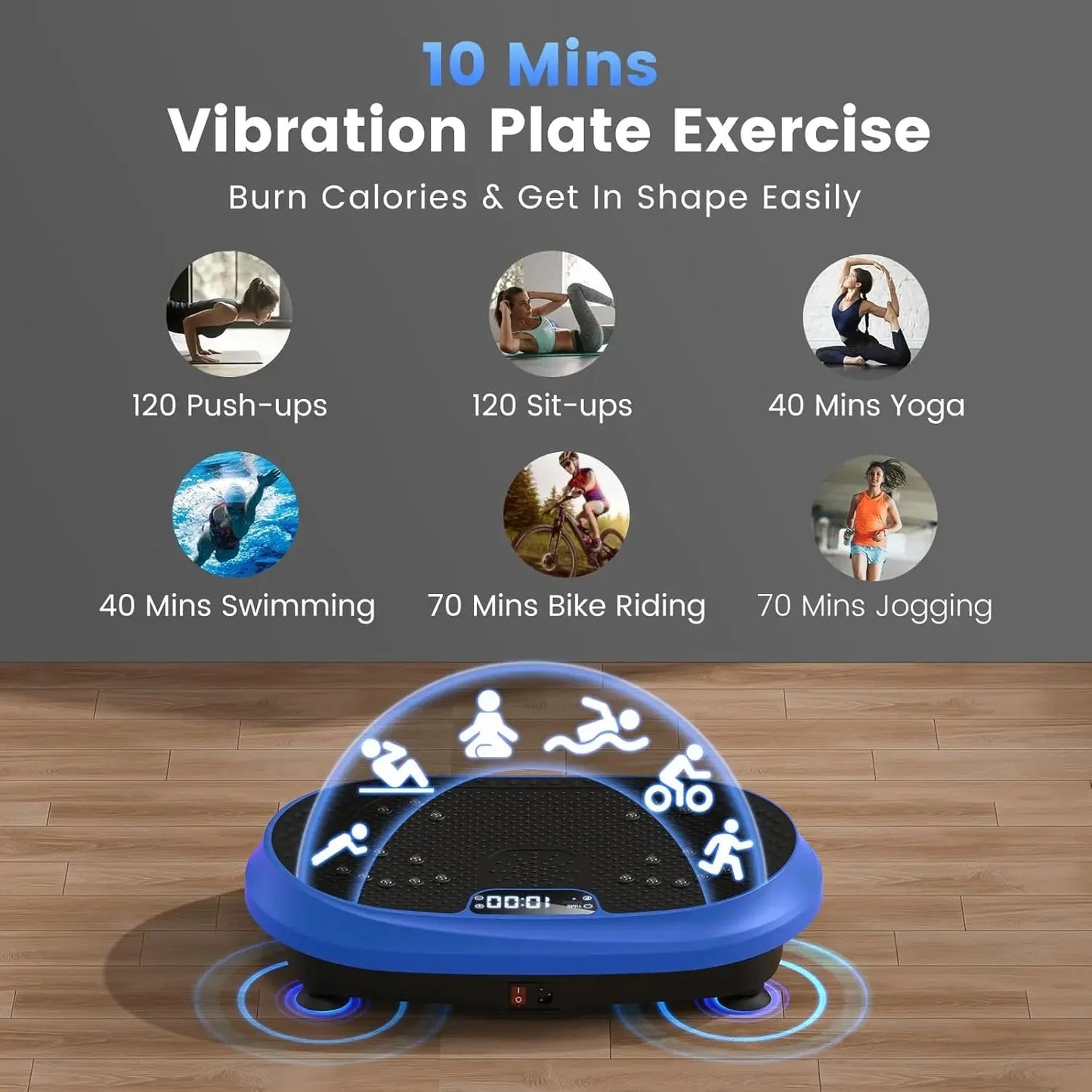 Vibration Fitness Platform – Bluetooth Full-Body Plate
