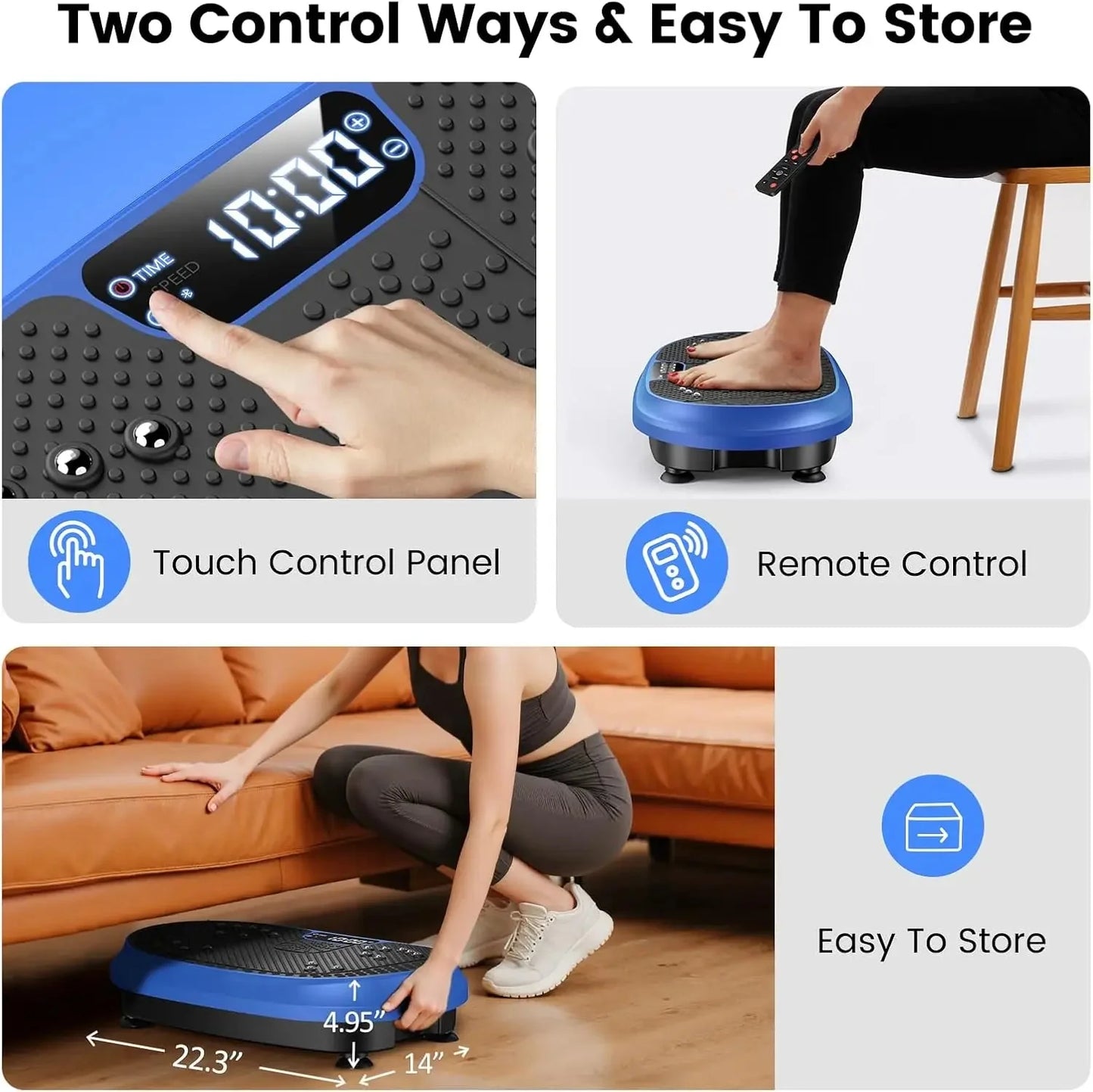 Vibration Fitness Platform – Bluetooth Full-Body Plate