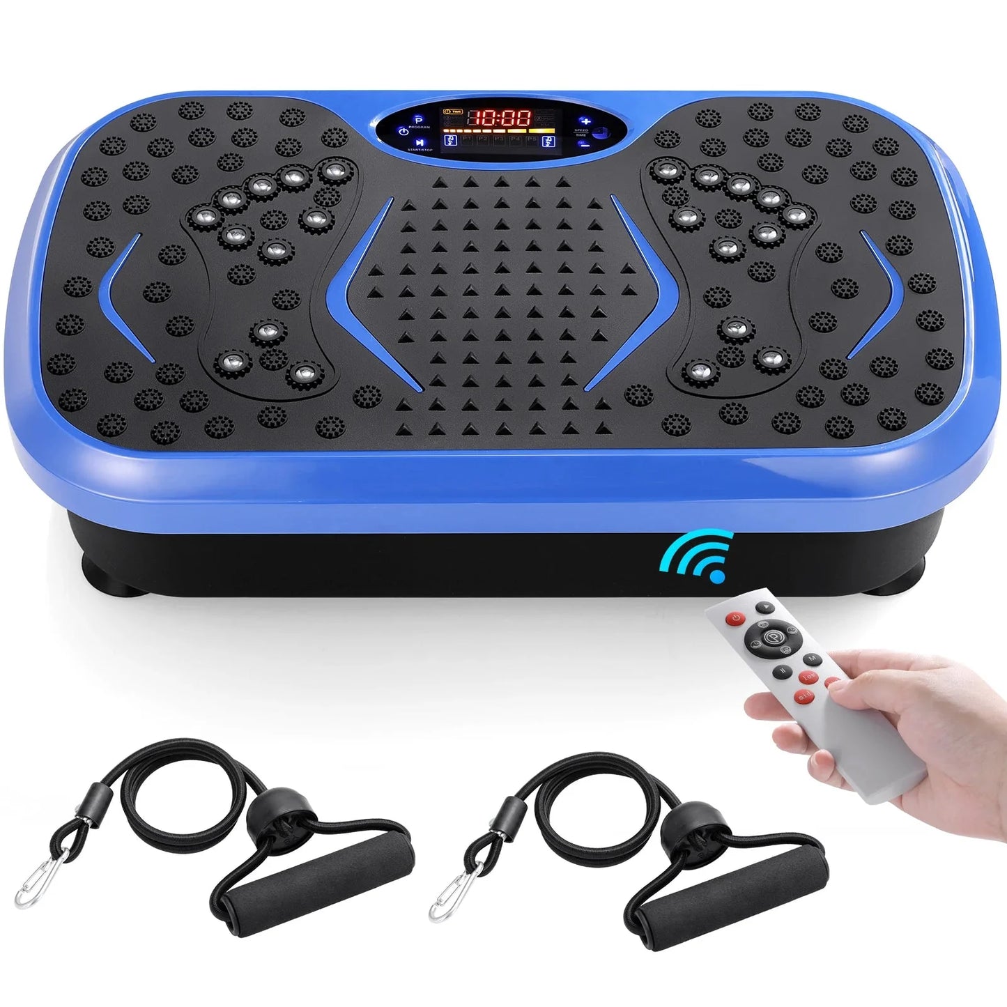 Vibration Plate Exercise Machine – With Resistance Bands